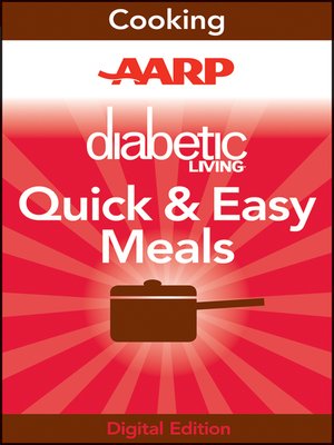 cover image of AARP Diabetic Living Quick and Easy Meals